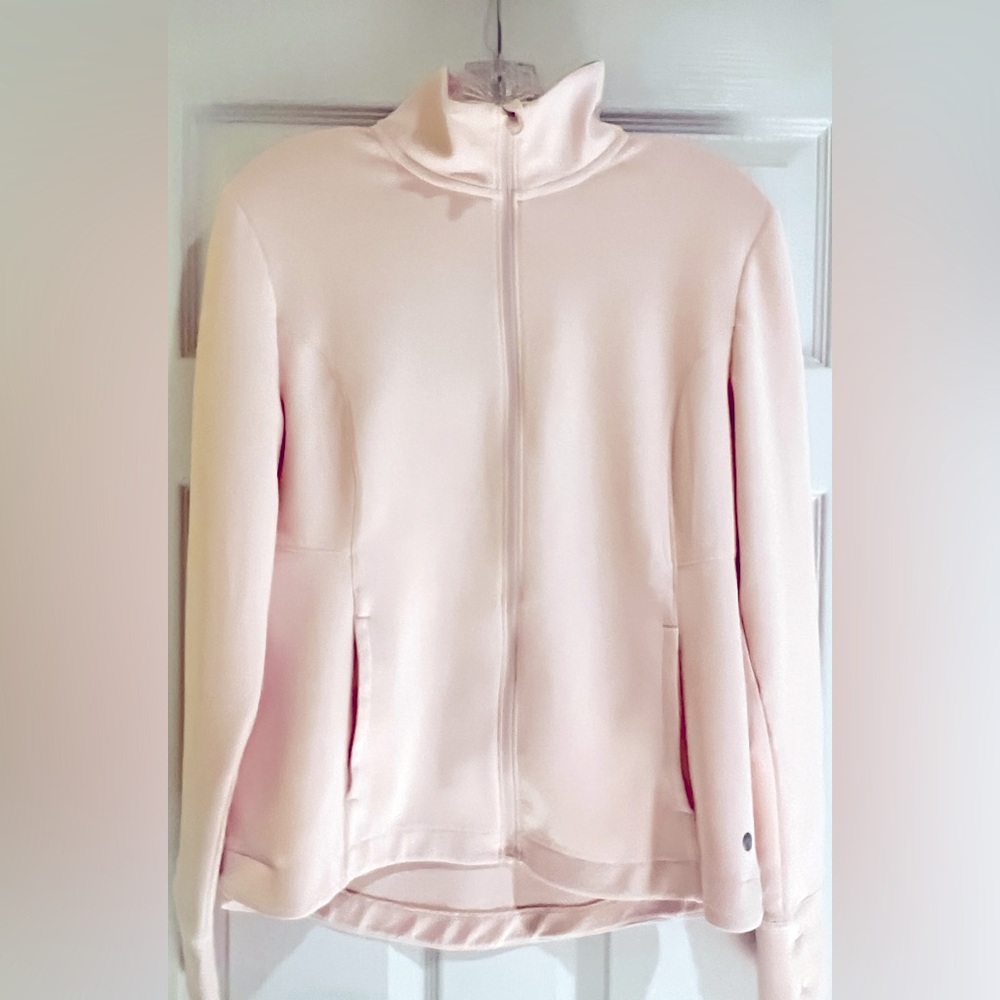 COPY - Apana Active Jacket Full Zip- Blush/Light Pink- L